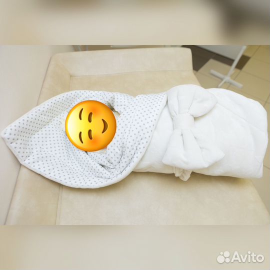 Конверт-Одеяло на выписку с бантом