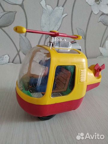 Игрушки СССР Вертолет Мотылек