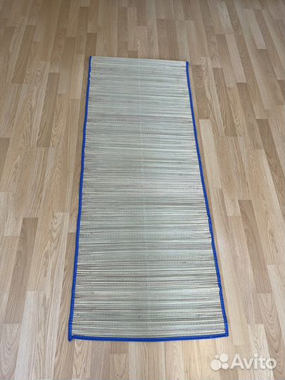 Коврик лежанка соломенный для пляжа