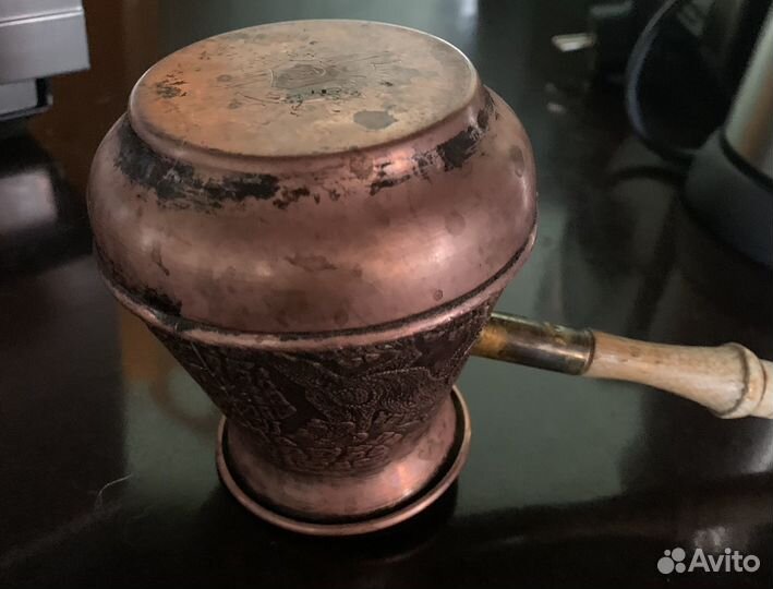 Турка (джезва) 400 мл медная