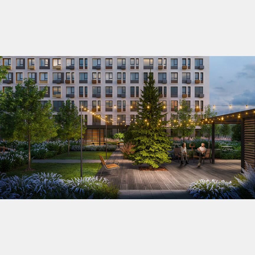 1-к. квартира, 40,1 м², 7/15 эт.