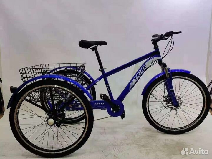 3х колесный велосипед взрослый на 24