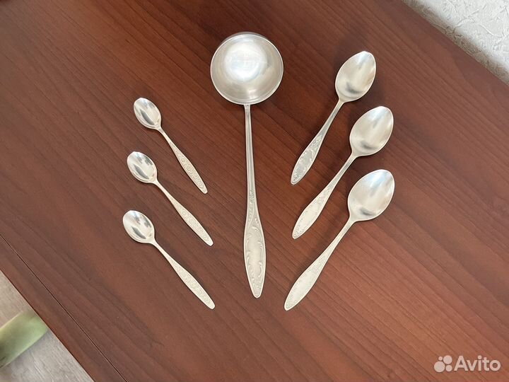 Антикварные винтажные мельхиор ложки СССР