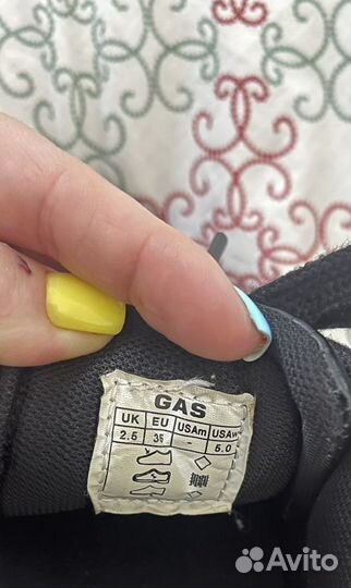 Gas кеды для девочки 34 размера