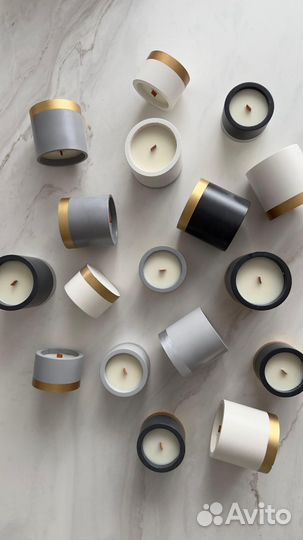 Интерьерные свечи ручной работы