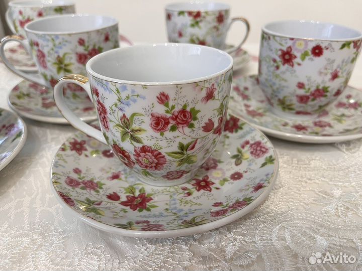 Чайные пары 6 шт