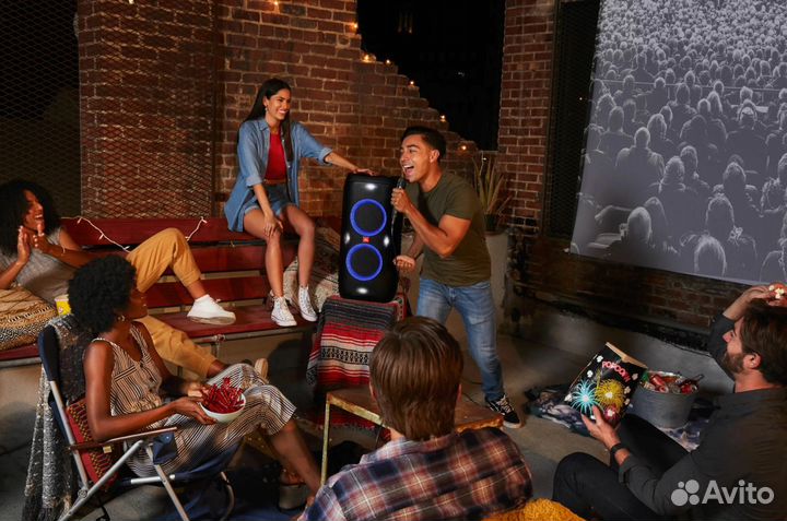 Прокат/аренда портативных колонок и микрофона JBL