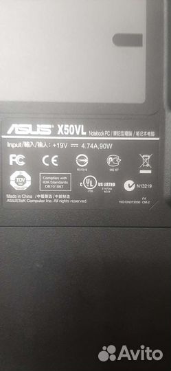 Ноутбук asus на запчасти