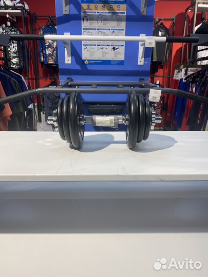 Гантель разборная обрезиненная starfit DB-716 10 к