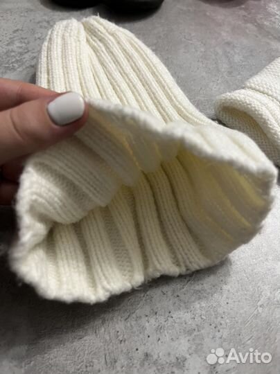 Шапка и снуд для девочки 80/86 размер