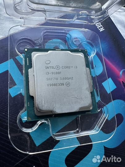 Процессор intel core i3 9100f