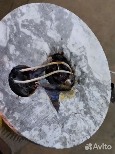 Старинная настольная лампа