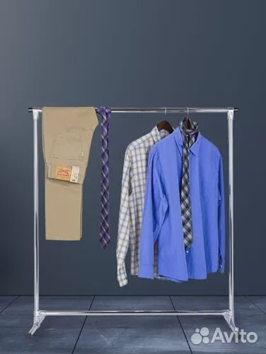 Вешалка рейл, 120см х 110см х 40см