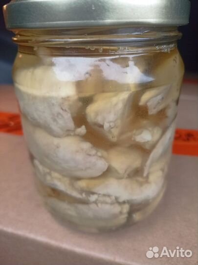 Печень трески в стекле