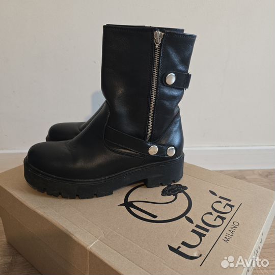 Ботинки 36 р нат. кожа