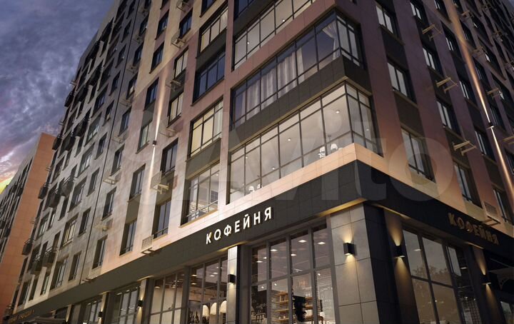 3-к. квартира, 90 м², 2/16 эт.