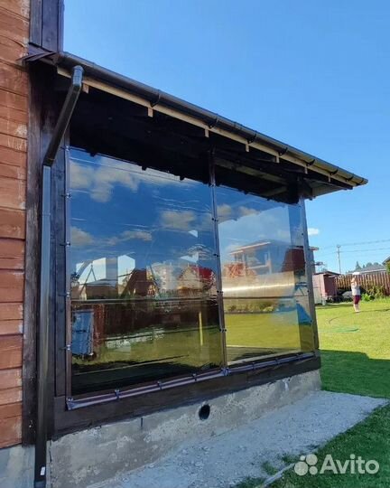 Гибкие и мягкие окна для беседок