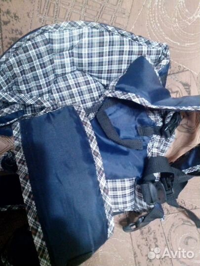 Рюкзак-кенгуру переноска Baby Style Томик Джинс