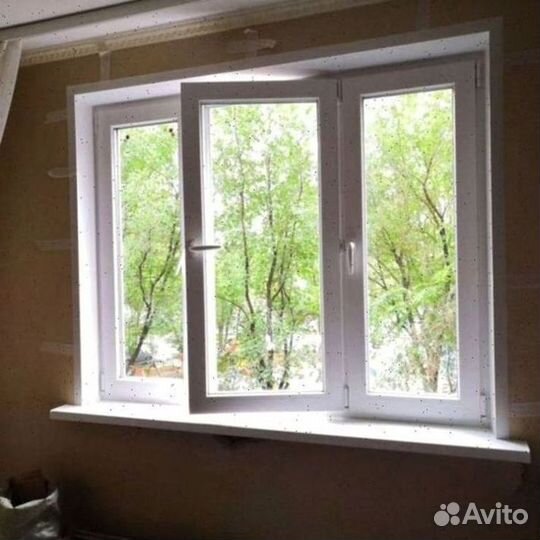 Окно пластиковое и балконы