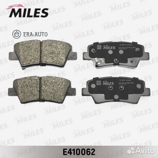 Miles E410062 деталь Колодки тормозные задние