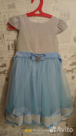 Платье для девочки 6-7 лет на выпускной