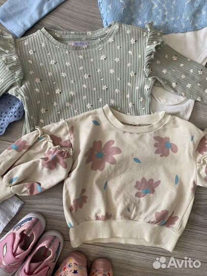 Детские вещи для девочки пакетом 86 92 98
