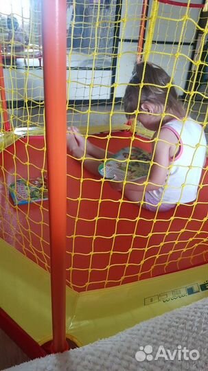 Батут детский с сеткой прокат