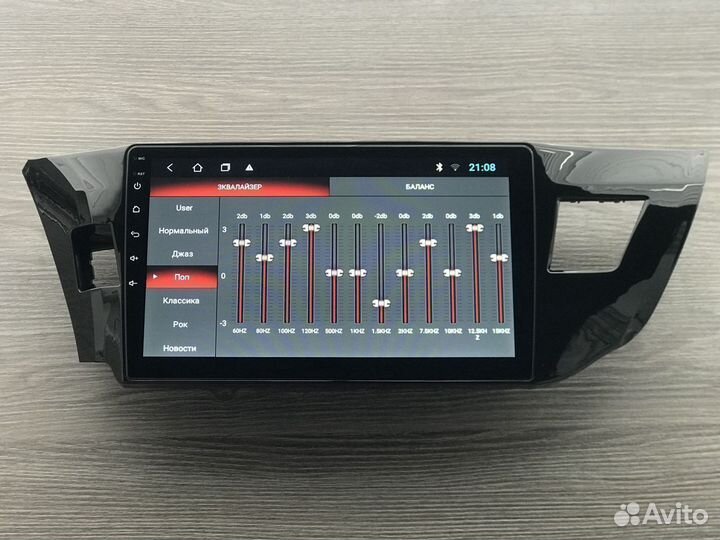 Магнитола Toyota Corolla E180 с камерой