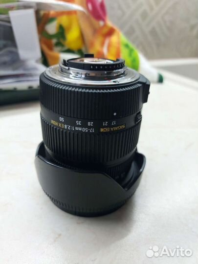 Объектив sigma dc 17-50mm 1:2.8 EX HSM