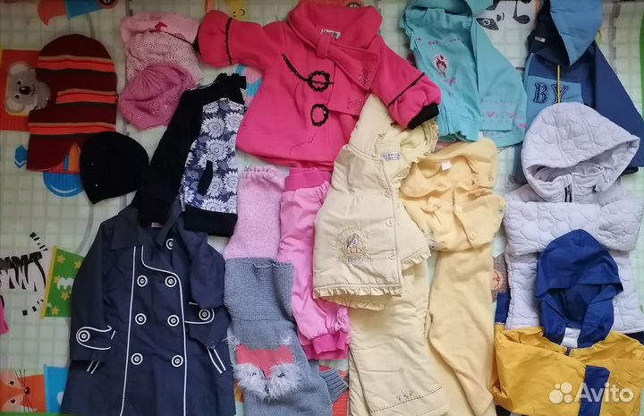 Одежда для девочки пакетом 80 86 весна осень