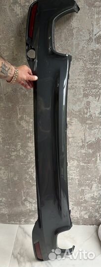 Диффузор на задний бампер BMW540i 2018г G30