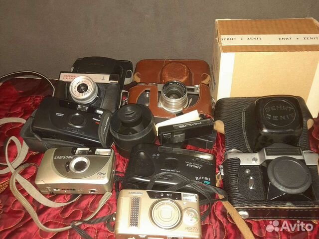 Фотоаппараты: Samsung,Olimpus,Зоркий-6,Смена 8М