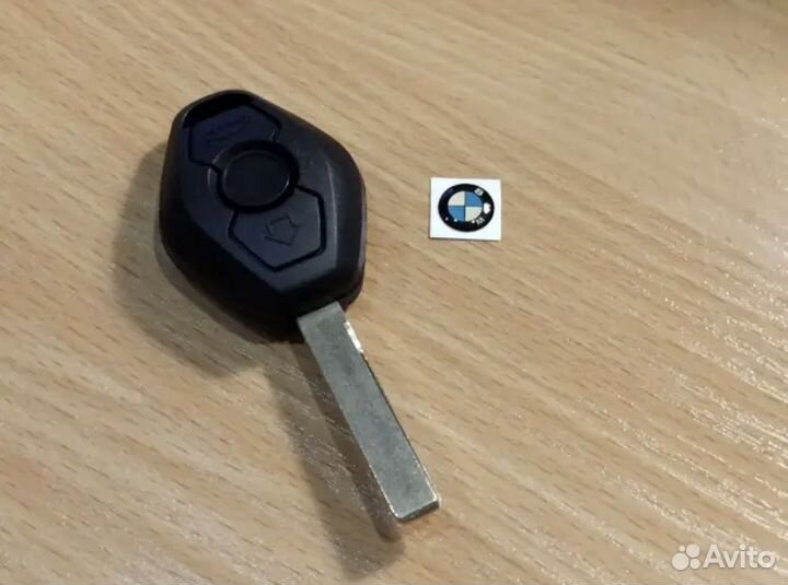 Корпус ключа BMW HU92 ромб 3 кнопки с болванкой