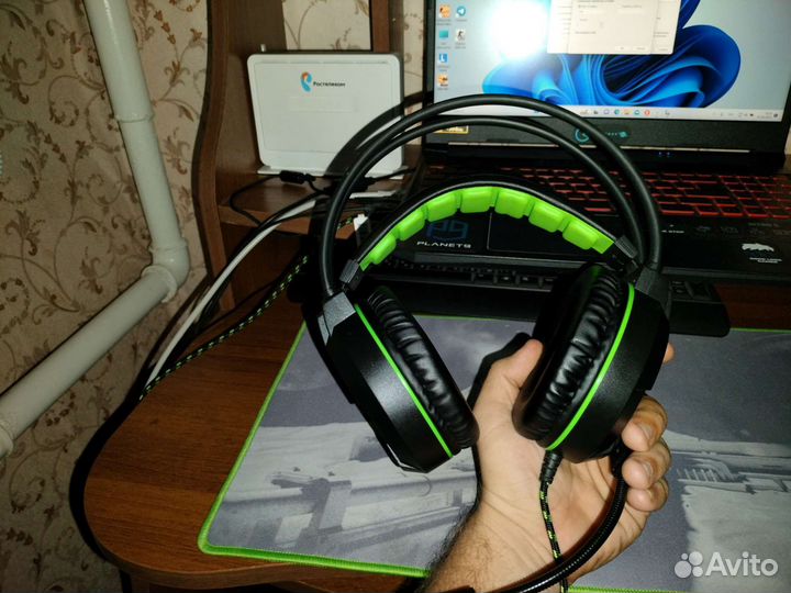 Наушники. Мышь. HDD 1TB