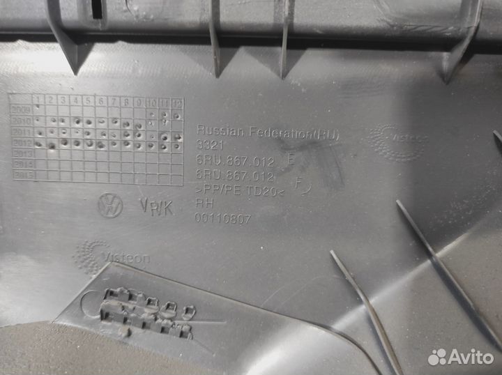 Обшивка двери передней правой Volkswagen Polo Seda