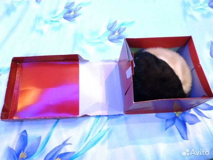 Зимняя норковая шапка