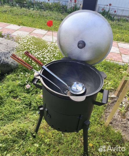 Казан чугунный 16 литров