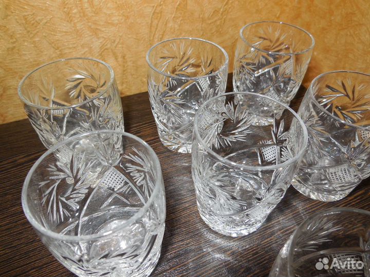 Стопки хрустальные