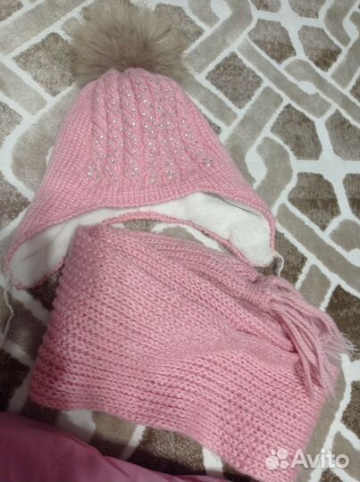 Зимний комбинезон для девочки 92