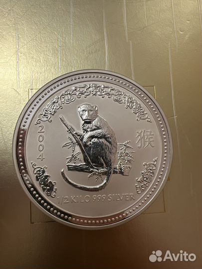 Монета серебро - 500 гр