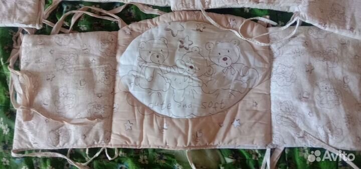 Бортики и балдахин в кроватку