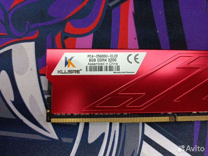 Оперативная память ddr4 1x 8gb 3200mhz kllisre