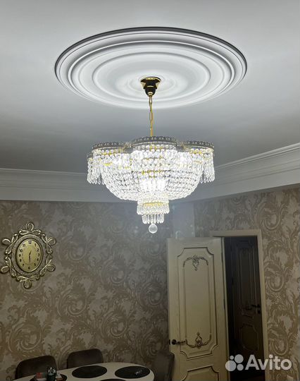 Люстра хрустальная чехия бу