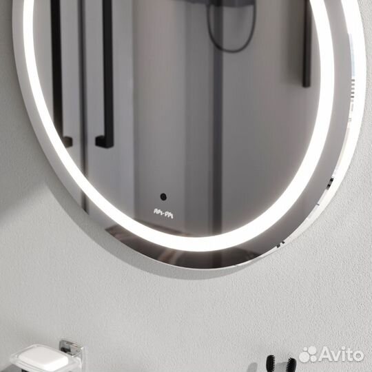 Зеркало с подсветкой в ванную круглое 65 AM.PM X-J