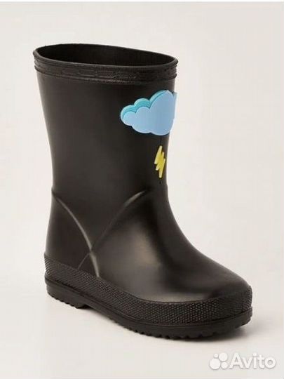 Детские резиновые сапоги Тучки