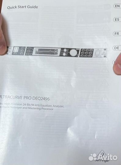 Аудиопроцессор Behringer DEQ 2496 ultra-curve PRO