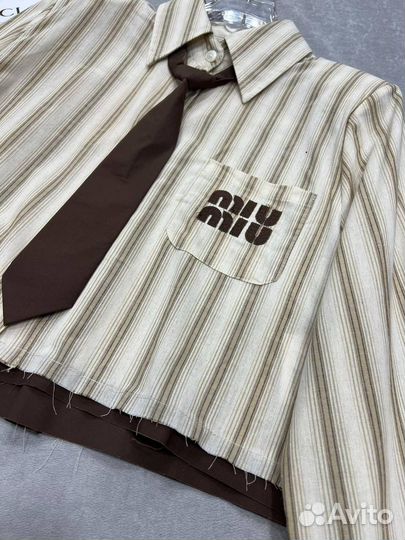 Рубашка miu miu женская