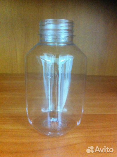 Бутылка 300 мл квадратная