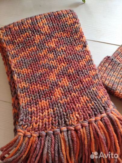 Комплект шапка и шарф