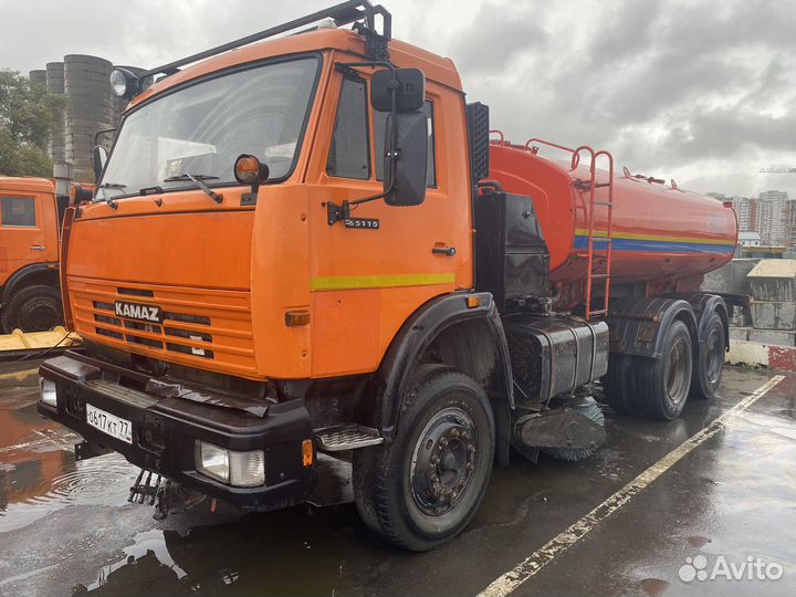 Поливомоечная маш. ко-823 на камазе 65115 год 2013